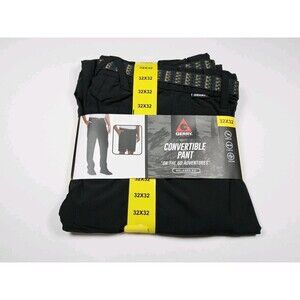Gerry Men’s Convertible Relaxed Fit Stretch Hiking Pants Black Size 32x32